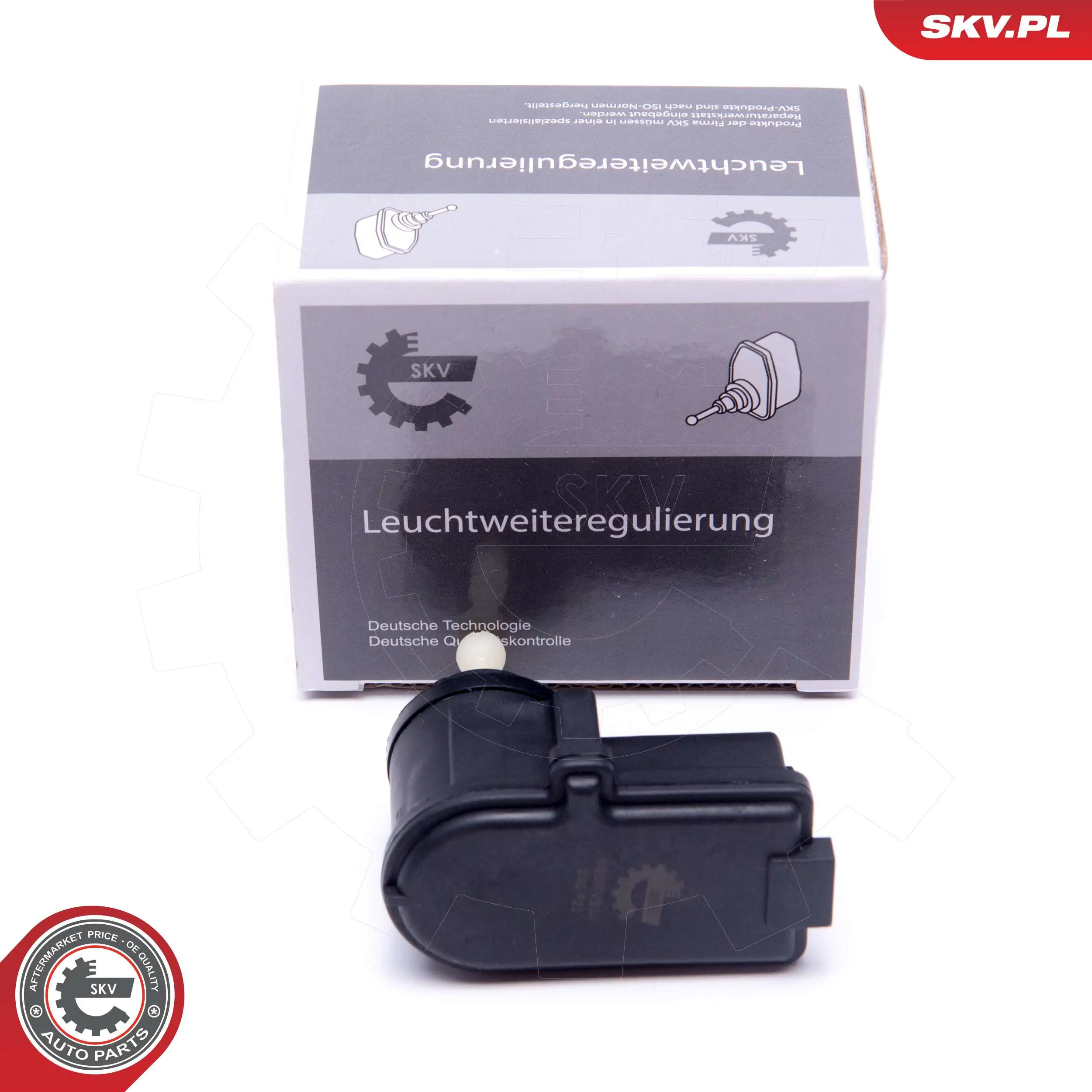 Actuator, headlight levelling